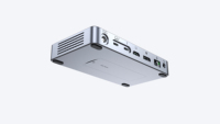 Base de Conexión Thunderbolt 5 15 en 1 de Aleación de Aluminio, Transferencia de 80 Gbps, 8K 60 Hz, Pantalla Triple, PCIe 5 SSD en Stock
