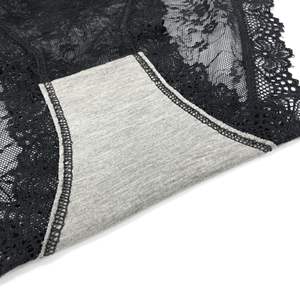 Mutandine da donna in pizzo a campana con fiocco grafene Anti-microbico cavallo alto rimbalzo comodo per coprire i fianchi mutandine da donna - Product Image 5