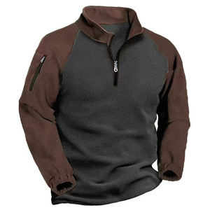 Sudadera con Capucha Personalizada, 370 Gramos, Secado Rápido, Impermeable, Bordado 3D, Top de Invierno, Sudadera con Cierre de Cremallera de un Cuarto para Golf, Corte Regular - Product Image 2