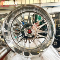 Jantes de camion en alliage d'aluminium forgé polies à rebord profond 24 26 28 pouces 6x139.7 8x170 8x180 pour Ford F150 F350 Silverado 1500 2500
