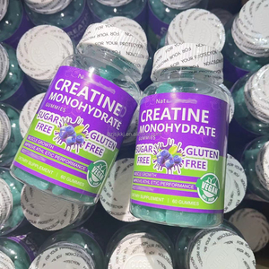 Gommes de monohydrate de créatine naturelle 100% d'usine Gommes de gain de poids Supplément de pré-entraînement Gommes de bonbons au collagène - Product Image 3