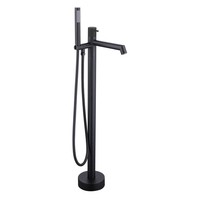 Robinet de baignoire sur pied en laiton massif de Kaiping, mitigeur de baignoire, robinet de baignoire pour salle de bain