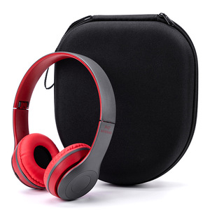 Estuche Rígido de EVA <span class=keywords><strong>para</strong></span> Auriculares Over-Ear, Bolsa de Viaje Portátil a Prueba de Golpes con Bolsillo de Malla, Caja de Almacenamiento Universal - Product Image 2