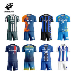 เสื้อเจอร์ซีย์ฟุตบอลเสื้อใส่เล่นฟุตบอลเสื้อฟุตบอลแบบไม่มีลวดลายผลิตจากโรงงานจีน - Product Image 4