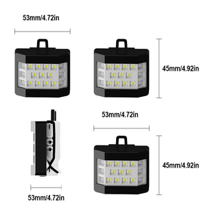 ไฟ LED สำหรับปลอกคอสุนัข ชาร์จไฟได้ผ่าน USB ไฟเตือนเพื่อความปลอดภัยสำหรับการเดินกลางคืน ใช้งานกลางแจ้งได้ มาตรฐานกันน้ำ IP65 แสงสีแดง - Product Image 5