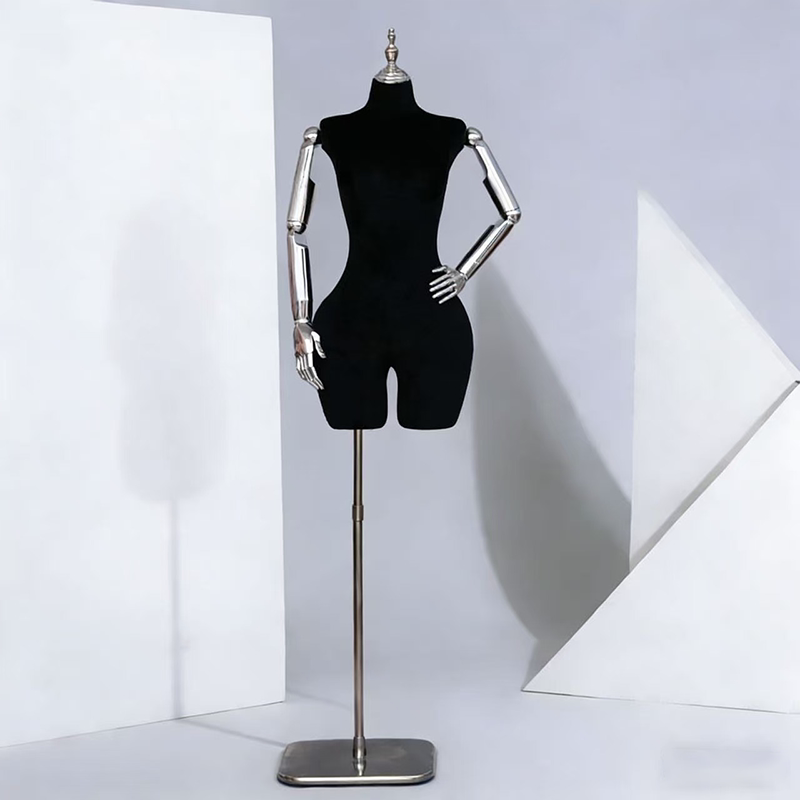 Rete a mano con placcatura nera, fondo quadrato spesso argento rosso