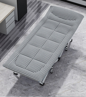 Lit pliant OEM Catre Cama, léger et portable, pour le voyage, le jardin, le camping, lit de camp individuel de luxe avec sac de transport