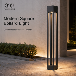 โคมไฟสนามอลูมิเนียมกันน้ำ แสงวอร์มไวท์ LED สำหรับสวน ทางเดิน ลานบ้าน และตกแต่งภูมิทัศน์ - Product Image 2