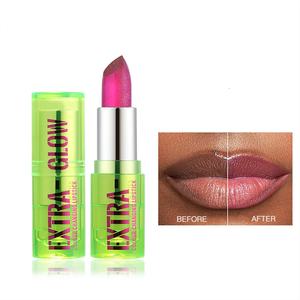 Venta al por mayor de lápiz labial hidratante de larga duración sensible a la temperatura, cambio de <span class=keywords><strong>color</strong></span>, tubo verde - Product Image 4