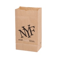 Vente en gros d'échantillons jetables gratuits d'emballage alimentaire de pain grillé donut bagel sac en papier kraft anti-graisse