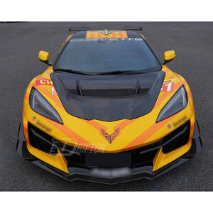 ฝากระโปรงหน้าคาร์บอนไฟเบอร์แห้งน้ำหนักเบา สไตล์ ZR1 สำหรับ Chevrolet Corvette C8 Stingray Z51 E-Ray Z06 Z07 - Product Image 2