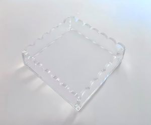 Tùy chỉnh 8x8 rõ ràng Acrylic khay với chống trượt miếng đệm từ Mat cho hình ảnh nghệ thuật tin nhắn vật liệu nhựa - Product Image 4