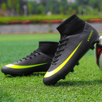 Chaussures de sport pour adultes et jeunes, entraînement en plein air, chaussures de football pour hommes, chaussures de football, crampons de football