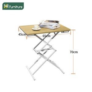 Cross-border multi-functional <b>folding</b> height-adjustable coffee <b>table</b>, <b>dining</b> <b>table</b>, living room, minimalist light luxury - Product Image 4