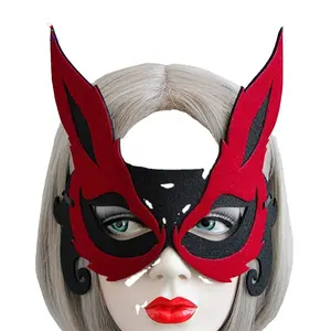 Czyc014 — masque facial en forme de renard pour femmes, demi-masque pour enfants et adultes, soirée, Halloween, Banquet, mascarade oculaire, masque Sexy