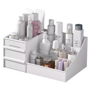 Multifunction <b>Plastic</b> Desk Organizer Three Layer <b>Storage</b> <b>Drawers</b> For Office Supplies And Cosmetics Neatening Solution - Product Image 5