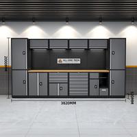 Armoire de rangement modulaire multifonctionnelle pour garage, en acier laminé à froid robuste, avec coffre à outils combiné et chariot à outils mobile, OEM