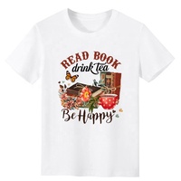 Vente chaude Transferts Dtf Prêts À Presser Livres Pour Vêtements Lecture Personnalisée Impression Par Transfert Dtf Pour T-shirts Vêtements