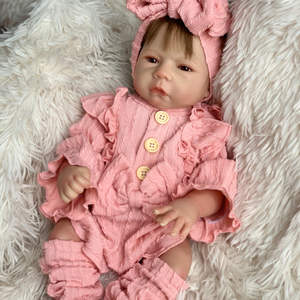 Ensemble de vente en gros R&B Baby Benes De Para Pi Tar Real <span class=keywords><strong>Miniland</strong></span> Caucasian Full Silicone Reborn Doll - Product Image 1