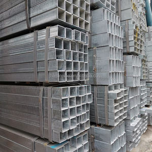Tube carré galvanisé ASTM A106 A36 A53 BS SHS, tube rond galvanisé structurel ERW, tube creux en acier au carbone GI - Product Image 6
