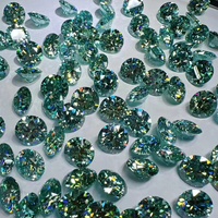 Bijouterie Colliers Bagues Boucles d'oreilles Diamants verts lâches Pierre de Moissanite