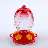 Mangeoire à oiseaux colibri en verre coloré petit monde jurassique jouet à l'épreuve des fourmis et des abeilles pour la décoration de jardin de cour