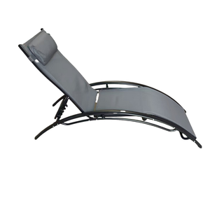 Ghế thư giãn ngoài trời hiện đại kiểu Moon <span class=keywords><strong>Chair</strong></span>, ghế tắm nắng bằng kim loại bền chắc - Product Image 1