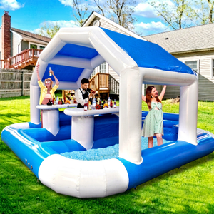 Bar Flotante Inflable para Piscina, Comercial, para Jardín, Grande, de Calidad Superior, para Fiestas, Material de PVC, Capacidad de Más de 500 kg - Product Image 1