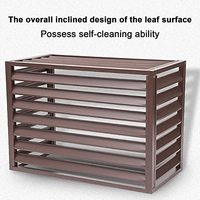 Protection de la vie privée en extérieur personnalisée, anti-corrosion, durable, couverture de climatiseur en aluminium découpée au laser 3D pour jardin