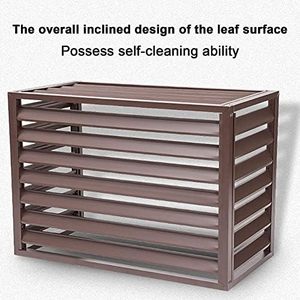 Protection de la vie privée en extérieur personnalisée, anti-corrosion, durable, couverture de <span class=keywords><strong>climatiseur</strong></span> en aluminium découpée au laser 3D pour jardin - Product Image 1