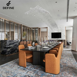 Conjunto completo de muebles de vestíbulo de hotel de lujo de diseño moderno de gama alta personalizado al por mayor a la venta - Product Image 5