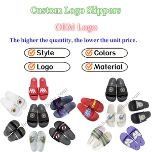 Pantuflas con Logo Personalizado para Hombre Sandalias con Logo en Relieve Antideslizantes Chanclas Deportivas con Logo Personal PVC EVA - Product Image 4