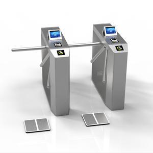 Torniquete de trípode de control de acceso inteligente y de reacción rápida HFSecurity para gestión de puertas de edificio de gimnasio - Product Image 5