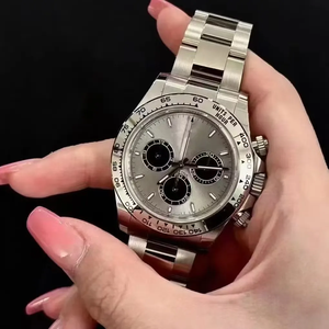 Reloj Mecánico de Lujo para Hombre, Personalizado OEM ODM, Caja de Acero Inoxidable de 40 mm, Esfera de Cristal de Zafiro, Movimiento con Alarma y Puntero - Product Image 1