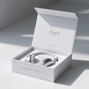 Boîte cadeau de luxe en <span class=keywords><strong>carton</strong></span> kraft avec insert en satin noir magnétique, doublure personnalisée avec logo et intérieur en satin. - Product Image 2