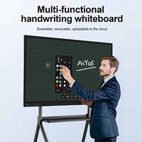 Tableau blanc interactif intelligent à écran tactile numérique mural, support au sol, tableau blanc interactif pour la classe, garantie 1 an