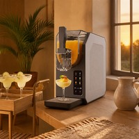 Machine à granita, machine à boissons glacées, machine à slushie de 1,9 L pour cocktails glacés à la margarita, panneau tactile numérique