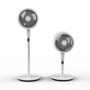 Smart Air Circulation <b>Fan</b> 9 Inch White DC Power Tabletop Floor Dual Use With Timing Function And <b>Head</b> Shake - Product Image 1