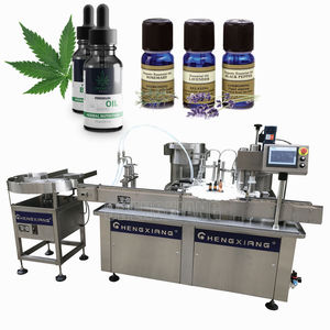 Automatic PLC Glass/Plastic 2 Nozzles <b>Dropper</b> <b>Bottle</b> & Cans 10ml 30ml 50ml Serum/Essential Oil Filling Machine High Accuracy - Product Image 1