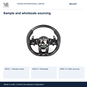 Volante de Fibra de Carbono para Mercedes-Benz CLS, Configuración Seleccionada con Centro Abierto MCLSCF - Product Image 5
