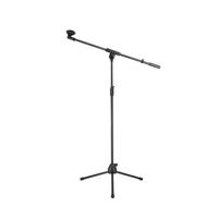 Support de microphone professionnel OEM réglable de 1,6 m avec pince, trépied de sol pour micro, support de microphone