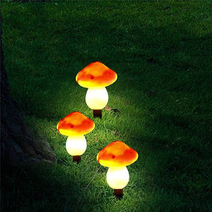 Lumières féeriques en forme <span class=keywords><strong>de</strong></span> champignon, 50 pièces, décorations pour jardin, étanche - Product Image 5