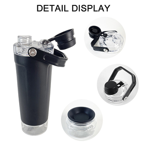 Nuevo Vaso Mezclador de Proteínas con Tapa de Flujo Rápido y Base Aislada de Acero Inoxidable, a Prueba de Fugas, de 20 oz, para Polvo Pre-Entrenamiento - Product Image 3