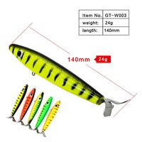 MISTER LURE Cannes à pêche, leurres en bois, leurres de traîne, hélices en acier inoxydable, leurres de pêche en bois, hélices