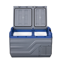 Réfrigérateur mobile de camping Alpicool NLD en gros, 2 portes, 12/24V, congélateurs de voiture, mini réfrigérateur portable pour véhicule, pour l'extérieur