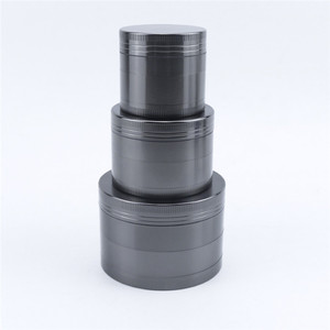 Wholesale Custom Logo 50MM Metal <b>Herb</b> Crusher with Scraper - Product Image 2