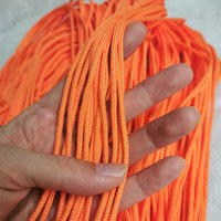 Fourniture du fabricant de cordon en nylon tressé de 2mm 2.5mm 3mm en polypropylène pour sacs CD004 Cordons Shuman Accessoires