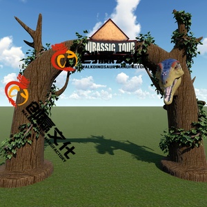 <span class=keywords><strong>Entrada</strong></span> al Parque Temático de Dinosaurios, Puerta de Dinosaurio Personalizada para Parque de Atracciones - Product Image 5