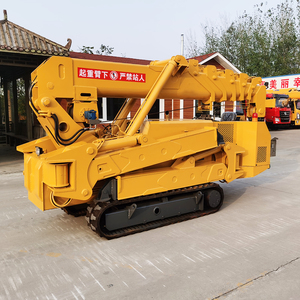 Mini-grue araignée hydraulique sur chenilles de 3 tonnes, capacité de levage nominale de 3000 kg, pour composants de moteur et de levage mobiles - Product Image 5