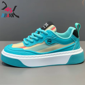 Venta Directa de Fábrica de Zapatos Casuales de Malla Transpirable para Verano, con Tacones Bajos y Plataforma Elevada . - Product Image 4
